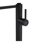 Смеситель для кухни MIXXUS PREMIUM OLIWER 017 BLACK REFL.BLACK с гибким чёрным изливом — фото 2