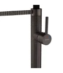Смеситель для кухни MIXXUS PREMIUM OLIWER 017, графитовый корпус с чёрным гибким изливом — фото 8