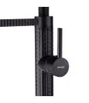 Смеситель для кухни MIXXUS PREMIUM SPARK 017 BLACK с поворотным изливом, чёрный матовый — фото 6