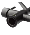 Змішувач для кухні MIXXUS PREMIUM GRAVITY 021 BLACK REFL.BLACK, чорний із гнучким виливом, вихід для питної води — фото 5