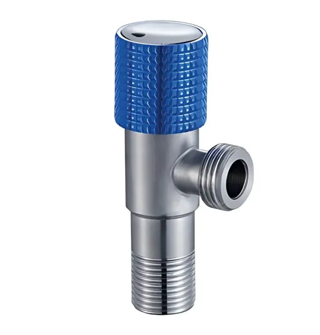 Кран для підключення сантехприладів MIXXUS VAL-08-1/2x1/2 з нерж. сталі SUS304 (Колір синій) (MI7097) фото - 1
