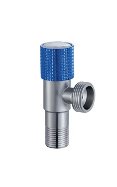 Кран для підключення сантехприладів MIXXUS VAL-10-1/2x3/4 з нерж. сталі SUS304 (Колір синій) (MI7099)