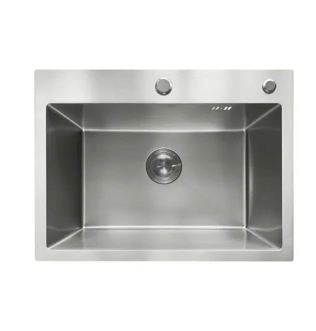 Мойка из нерж. стали MIXXUS MH5843 MICRO DECOR SS COLOR (3.0/0.8) (цвет нержавейка) (MI8216) фото - 1