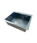 Кухонная мойка MIXXUS MH6050 MICRO DECOR BLACK из нержавеющей стали, цвет черный матовый, 3.0/0.8 — фото 2