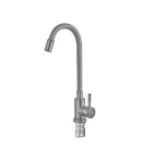Смеситель для кухни MIXXUS SEO-011 GRAPHITE REFL.GRAY с гибким изливом из нержавеющей стали SUS304, графит/серый — фото 5