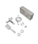 Змішувач для ванни MIXXUS PREMIUM RUBENS 009 EURO, хром, одноважільний, настінний — фото 8