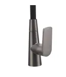 Кухонний змішувач MIXXUS PREMIUM MATIS 011-T NUT GRAPHITE REFL.BLACK з гнучким силіконовим виливом, графіт і чорний — фото 5