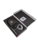 Смеситель для кухни MIXXUS PREMIUM PULL 017 GRAPHITE REFL.BLACK с гибким силиконовым изливом, графит и чёрный — фото 3