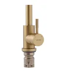 Кухонний змішувач MIXXUS SUS-011 BRUSHED GOLD із нержавіючої сталі SUS304, матове золото — фото 2