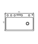 Мойка Workstation MIXXUS MH7546-SET-08 DECOR GRAPHITE со встроенным смесителем фото - 2