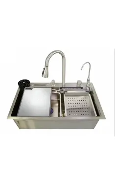 Мойка Workstation MIXXUS MH7546-SET-08 DECOR SS COLOR со встроенным смесителем