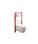 Комплект: MIXXUS PREMIUM ELLIPSE-SET-2101 Унітаз система змиву TORNADO 3.0+ Інсталяція KOER KT-0404 + панель KT-0604-03 WHITE (MP6667) фото - 30