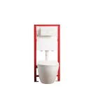 Комплект: MIXXUS PREMIUM ELLIPSE-SET-2101 Унітаз система змиву TORNADO 3.0+ Інсталяція KOER KT-0404 + панель KT-0604-03 WHITE (MP6667) фото - 5