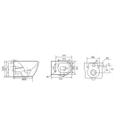 Комплект: MIXXUS PREMIUM ELLIPSE-SET-2101 GRAY Унітаз система змиву TORNADO 3.0+ Інсталяція KOER KT-0404 + панель KT-0604-07 GUN GRAY (MP6668) фото - 17
