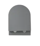 Комплект: MIXXUS PREMIUM ELLIPSE-SET-2101 GRAY Унітаз система змиву TORNADO 3.0+ Інсталяція KOER KT-0404 + панель KT-0604-07 GUN GRAY (MP6668) фото - 3