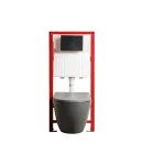 Комплект: MIXXUS PREMIUM ELLIPSE-SET-2101 GRAY Унітаз система змиву TORNADO 3.0+ Інсталяція KOER KT-0404 + панель KT-0604-07 GUN GRAY (MP6668) фото - 33