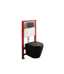 Комплект: MIXXUS PREMIUM BEVEL-SET-2101 BLACK Унітаз система змиву TORNADO 1.0+ Інсталяція KOER KT-0404 + панель KT-0604-05 BLACK MAT (MP6669) фото - 32