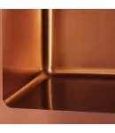 Кухонна мийка MIXXUS MX7844-200×1.2-PVD-BRONZE з нержавіючої сталі, бронза — фото 2