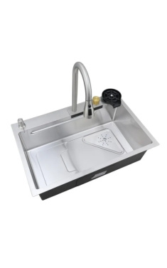 Мийка Workstation MIXXUS PREMIUM MH7246-SET-01.SUS304 з вбудованим змішувачем