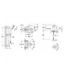 Набір змішувачів для ванни S-Size Grohe BauLoop (UA123214S1) фото - 2