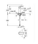 Набір змішувачів для ванни Grohe Cubeo (UA125246M243) фото - 9