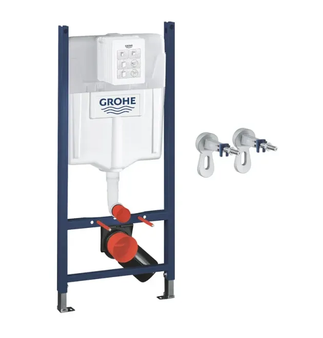 Система інсталяції для унітазу 2 в 1 Grohe Rapid SL (UA388400WG) фото - 1