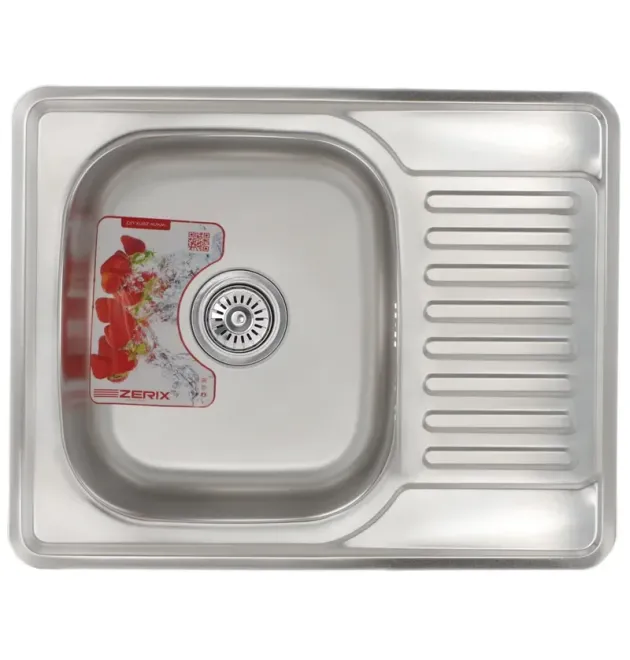 Мийка кухонна Zerix Z6350-08-180E (Satin) (ZM0563) фото - 1