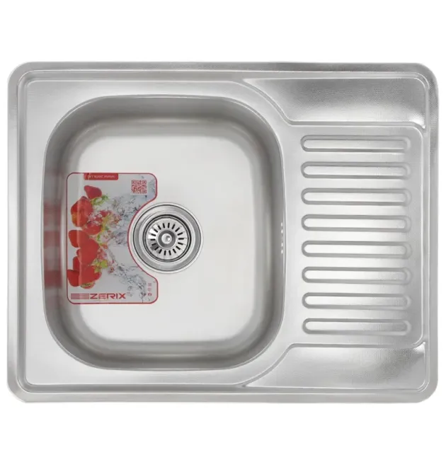Мийка кухонна Zerix Z6350-08-180D (decor) (ZM0564) фото - 1