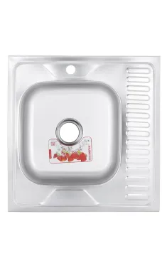 Мийка кухонна Zerix Z6060L-04-160E (Satin) (ZM0567)