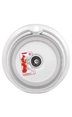 Кухонна мийка Zerix Z510-06-180D (decor) (ZM0585)