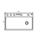 Мойка Workstation ZERIX ZH7546-SET-02 DECOR NANO-BLACK со встроенным смесителем фото - 3