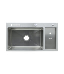 Мийка для кухні з нерж. сталі ZERIX ZH8245-SET-08 MICRO DECOR SS COLOR (колір нержавійка) (ZM5593) фото - 2