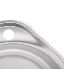 Мийка кухонна Zerix Z4843-06-160E (Satin) (ZS0566) фото - 3