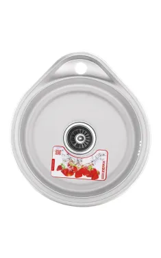 Мийка кухонна Zerix Z4843-08-180E (Satin) (ZX1598)