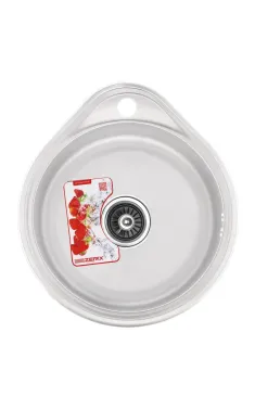 Мийка кухонна Zerix Z4843-08-180D (decor) (ZX1599)