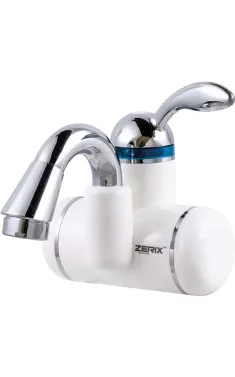 Водонагрівач настінний 3 kW проточний ZERIX ELW05-2W короткий вилив (ZX3237)