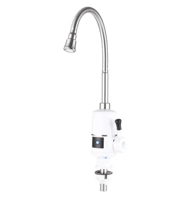 Водонагрівач 3,3 kW проточний ZERIX ELW41-F рефлекторний вилив, RESET, на мийку (ZX4700) фото - 1