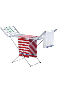Електрична сушарка для білизни Zerix Comfort EDC-53148 Silver (ZX4928) — електросушарка для одягу