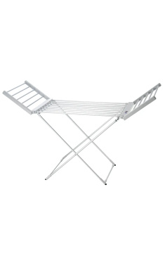 Електрична сушарка для білизни Zerix Comfort EDC-53148-T Silver з таймером (ZX4929), сушарка для одягу
