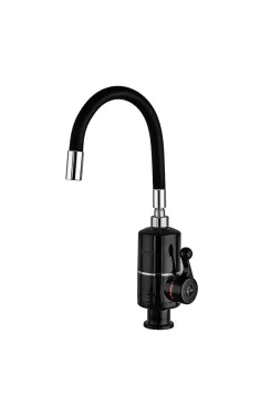 Водонагрівач 3,3 kW проточний ZERIX ELW06-F-2BLACK (ELW06-F-B BLACK) рефлекторний вилив, на мийку (колір чорний) (ZX5032)