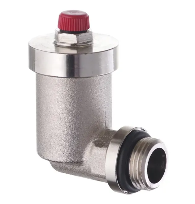 Автоматичний кутовий повітровідвідник ROHO R1303-050N 1/2″ Н, нікель