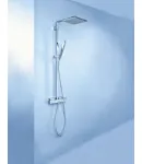 Душова система Grohe Euphoria Cube System з термостатом, настінний монтаж, хром, 26087000 — фото 6
