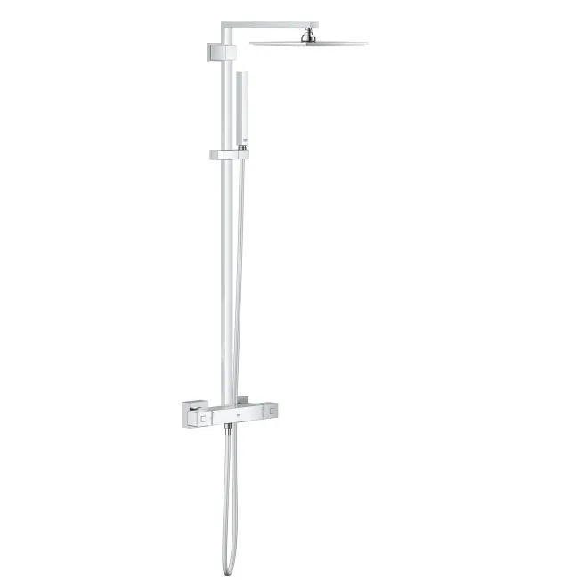 Душова система Grohe Euphoria Cube System з термостатом, настінний монтаж, хром, 26087000