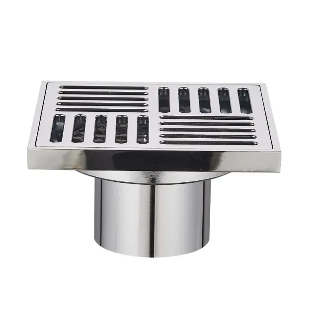 Душевой трап KOER FD11-100x100-180 100x100мм, прямой отвод (KR3415)