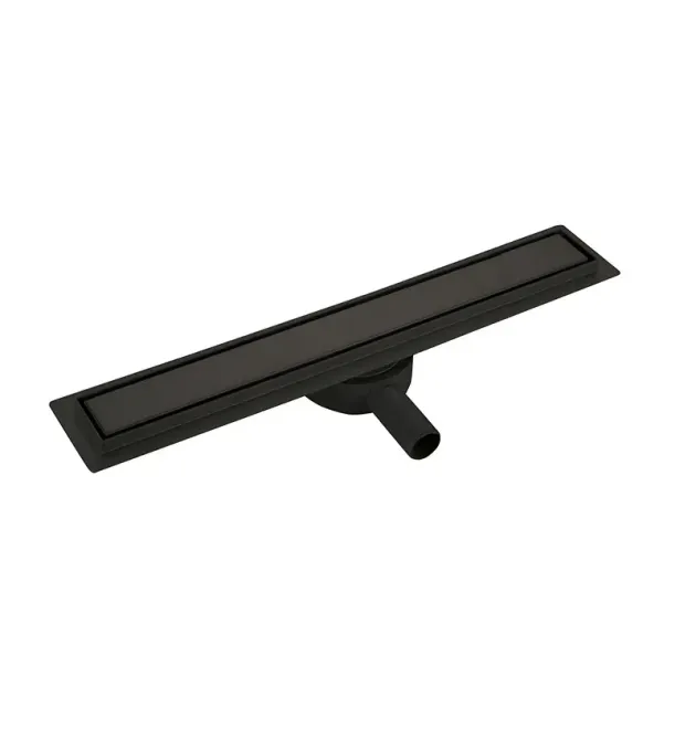 Душовий трап KOER FD29-70x800-BLACK з нерж. сталі SUS304 70x800мм (Колір чорний) (AC0682)