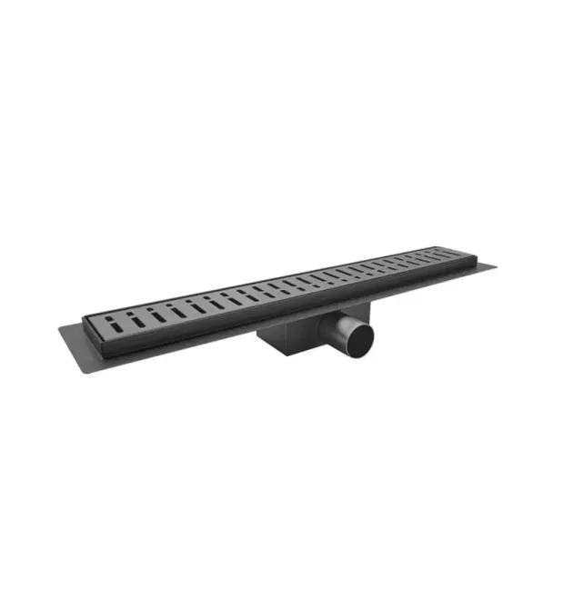Душевой трап KOER FD35-70x400-GRAPHITE из нерж. стали SUS304 70x400мм (Цвет графит) (KR5143)