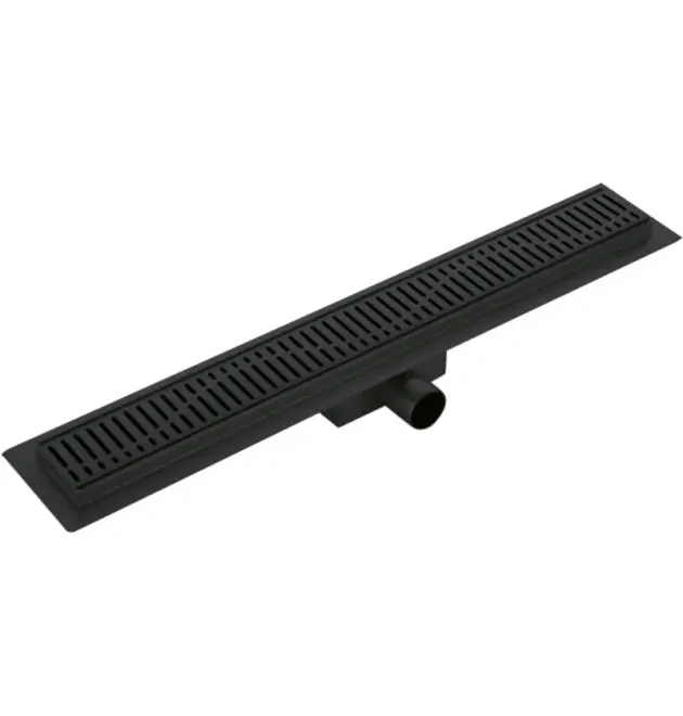Душовий трап KOER FD35-70x500-BLACK з нерж. сталі SUS304 70x500мм (Колір чорний) (AC0624)