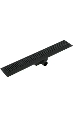 Душовий трап KOER FD35-70x800-BLACK з нерж. сталі SUS304 70x800мм (Колір чорний) (KR4746)