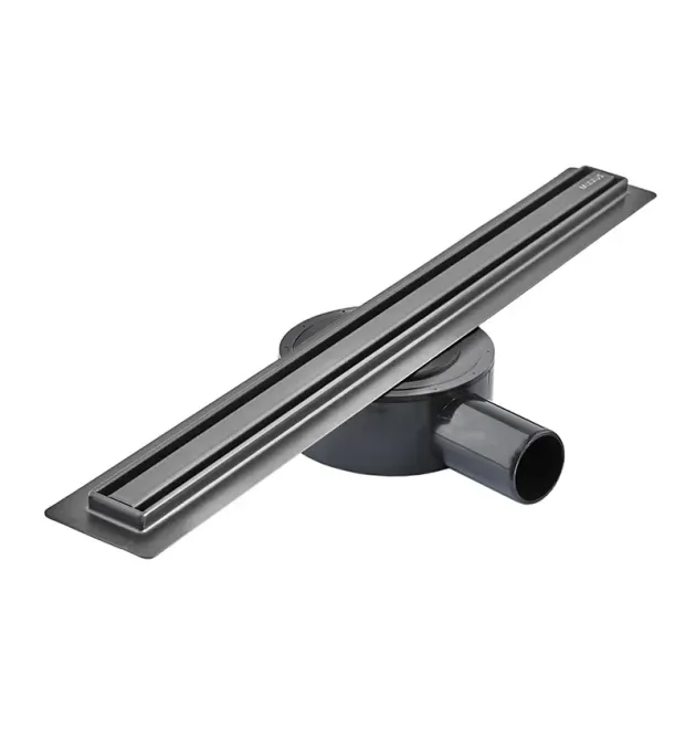 Душовий трап MIXXUS DRAIN-05-50-SLIM BLACK з нержавіючої сталі SUS304, 30×500 мм, чорний