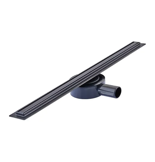 Душовий трап MIXXUS Drain 05 Slim Black, нержавіюча сталь SUS 304, 30×600 мм, чорний
